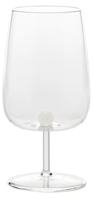 Zdjęcie produktu dla Zestaw 6 eleganckich kieliszków do wina Bilia White z borokrzemowego szkła, unikalny design z kolorową kulą, idealny na ekskluzywne okazje i stoły