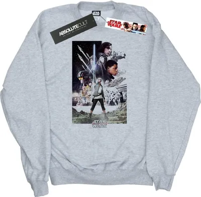 Produktbild von Star Wars - "The Last Jedi" Sweatshirt für Herren BI46238 (3XL) (Grau)
