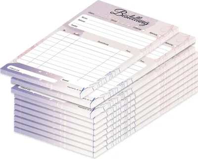 Produktbild von PRICARO Bestellannahmeblock "Lila", A5, 10 Stück