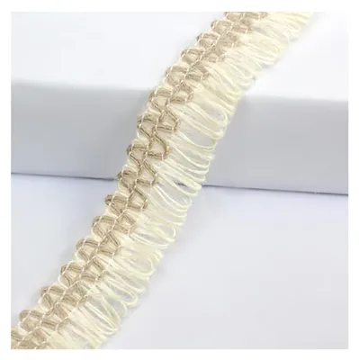 Juteband mit Spitzenkante, 20 m, Naturfaser, für DIY und Dekoration
