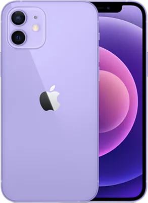 Produktbild von Apple iPhone 12 , 15,5 cm (6.1"), 2532 x 1170 Pixel, 128 GB, 12 MP, iOS 14, Violett