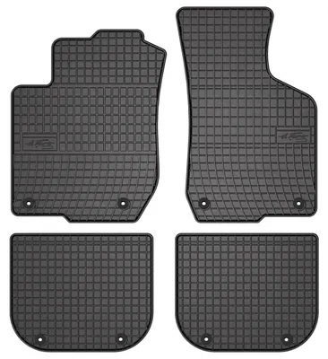 Zdjęcie produktu dla Dywaniki gumowe do Audi A3 8L 1996-2001 (hatchback) – 4 szt., czarne, dopasowane – Wielganizator SolidPRO