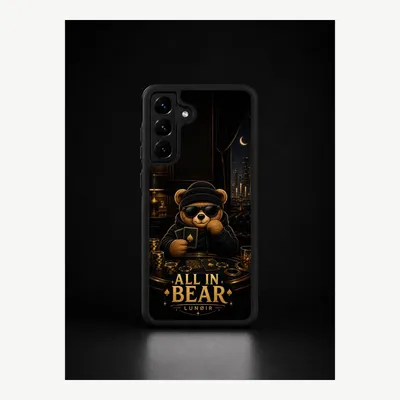 Productafbeelding van Samsung A40 hoesje, telefoonhoesje, beschermhoesje met berenmotief – LUNØIR ©