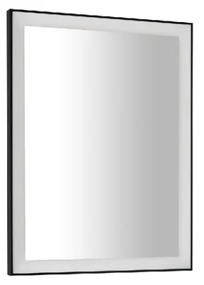 Obrázek produktu pro Sapho Zrcadla - Zrcadlo Gano s LED osvětlením, 600x800 mm, černá LG260
