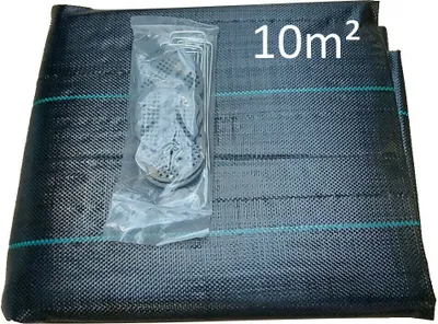 Produktbild von 10 m² Bodengewebe Vlies Unkrautvlies 150g 10 Erdanker Bändchenvlies Unkrautfolie