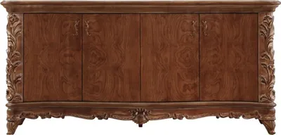 Produktbild von Casa Padrino Luxus Barock Sideboard Braun - Handgefertigter Massivholz Schrank mit 4 Türen - Prunkvolle Barock Möbel