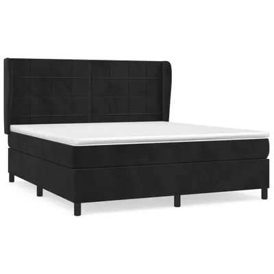 Productafbeelding van vidaXL Boxspringbed met matras, zwart, 180x200 cm, fluweel