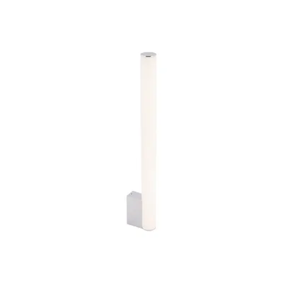 Obrázek produktu pro Nástěnné svítidlo LED kovové 50 cm vysoké IP44 bílé chromované podlouhlé 4000 K neutrální bílá 700 lm nástěnné svítidlo