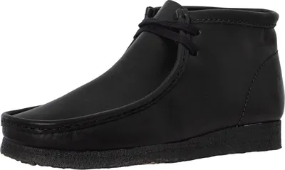 Produktbild von Clarks Originals Wallabee-Lederstiefel, Schwarz 44.5 EU