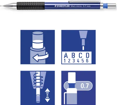 Immagine prodotto di Matita meccanica STAEDTLER Mars micro B 0,7 mm 10 pezzi