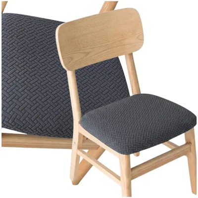 Obrázok produktu pre Tmavosivý univerzálny poťah na stoličku, odolný polyester