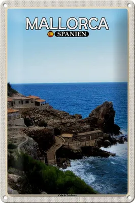 Produktbild von Blechschild Reise 20x30cm Mallorca Spanien Cala de Estellences