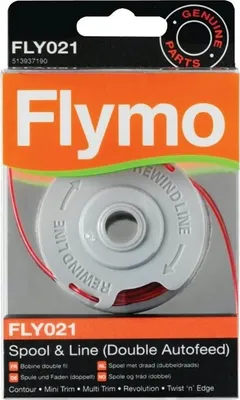 Imagen del producto de Bobina doble FLYMO de 1,5 mm para cortacéspedes de borde - FLY021