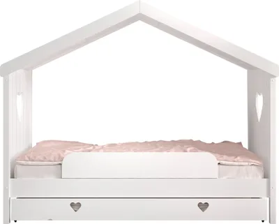 Produktbild von Hausbett >AMORI< in Weiß - 213x171,7x98,7 (BxHxT)