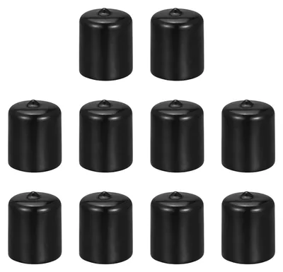 Produktbild von Gewindeschutzkappen aus Gummi, 27 mm Innendurchmesser, 10 Stück, für Schrauben