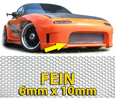 Productafbeelding van Carparts-Online Bumpergrille zilverkleurige voorskirt 135x30cm universele
