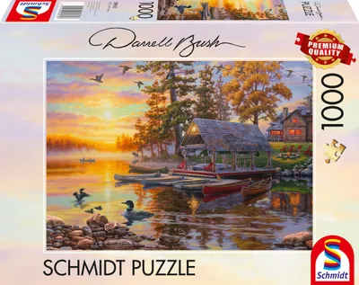 Image de SCHMIDT Puzzle bateau et canoë 1000 pièces