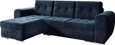 Produktbild von MIRJAN24 Ecksofa Bari, Couch mit Schlaffunktion und Bettkasten, Stilvoll Wohnzimmer L-Form Sofa (Farbe: Monolith 77)