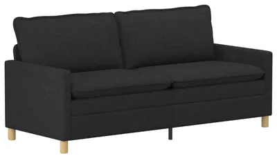 Immagine prodotto di Divano vidaXL nero 196 x 81 x 87,5 cm in tessuto