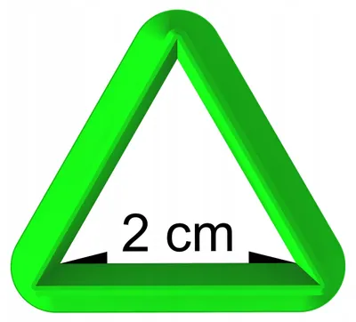 Produktbild von Cookie Master Ausstecher geometrische Form Dreieck 2cm