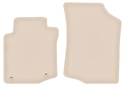 Produktbild von DURBAN Beige Velours-Fußmatten vorne für Toyota Aygo I Schrägheck (2005-2014)