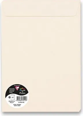 Produktbild von Clairefontaine 5er Pack Umschl 229x324 elfenbein