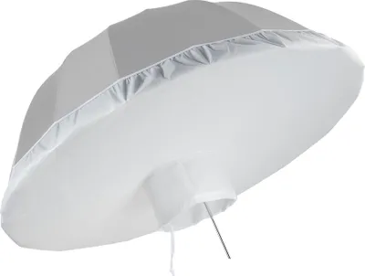 Produktbild von Walimex pro Diffusor für Parabol Reflexschirme Ø 105 cm – Lichtdiffusor für weiches, gleichmäßiges Licht in Fotostudio und Porträtfotografie