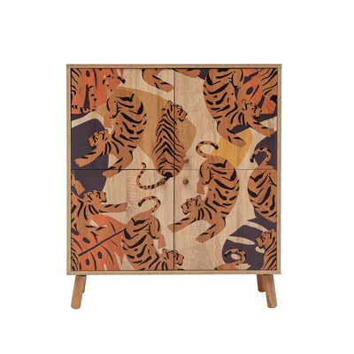 Produktbild von Skye Decor, Multilüx Tigris, Schränke, Mehrzweckschrank, Sonomo, 95 x 111 x 36 cm