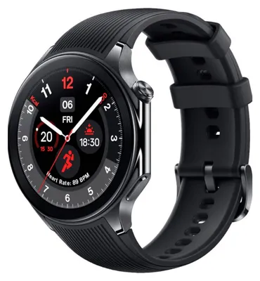 Image de OnePlus Watch 2 3.63 cm (1.43") AMOLED 47 mm Digital 466 x 466 pixels Touchscreen Black Wi-Fi GPS (satellite)