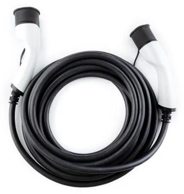 Obrázek produktu pro Nabíjecí kabel Elvix 5007 T2-T2 22KW 7,5M bílý/černý