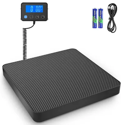 Paketwaage 40 g–200 kg, digital, LCD-Display, Tara-Funktion