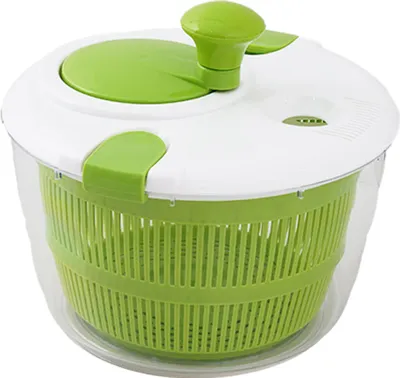 Produktbild von Salatschleuder, Obst- und Gemüsetrockner, Schnelltrocknungsfunktion, BPA-frei, zum Trocknen und Abtropfen von Salat und Gemüse