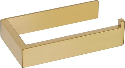 Produktbild von Selbstklebende Toilettenpapierhalter, Edelstahl, Goldene Oberfläche, 2 Stück, für Bad und Küche