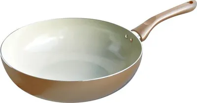 Zdjęcie produktu dla Wok, Ceramiczny, Szampański, 28 Cm