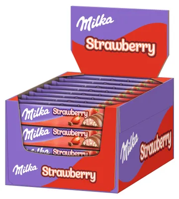 Produktbild von Milka Erdbeer Riegel 36x 36,5g