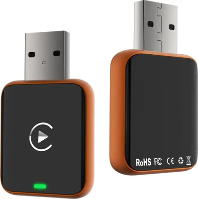 Obrázok produktu pre INF Bezdrôtový adaptér CarPlay: Inteligentný box pre pripojenie auta Oranžová