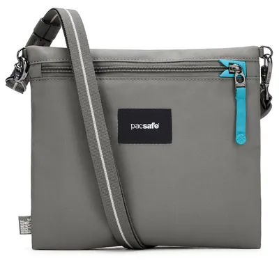 Immagine prodotto di pacsafe borsa a tracolla Pacsafe Go Crossbody Pouch Stone grigio talpa