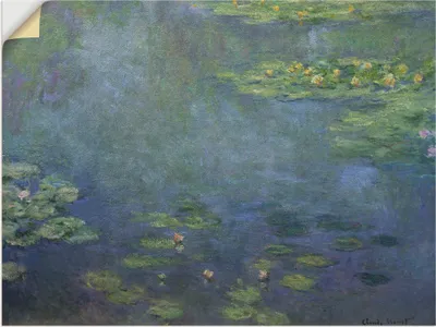 Produktbild von ARTland Wandbild, selbstklebend Seerosenteich Größe: 120x90 cm