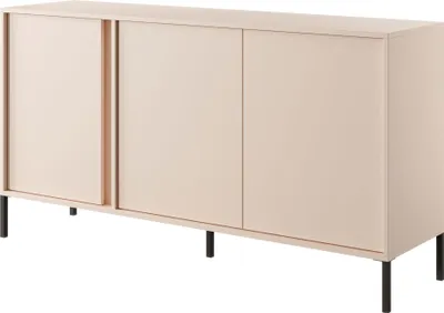 Produktbild von Sideboard DAST Kommode 153x39,5x81cm beige 3-türig