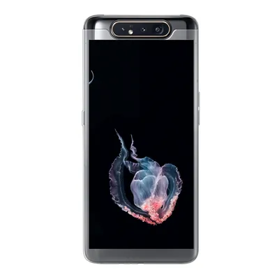 Produktbild von MuchoWow® Handyhülle Schutzhülle Hülle für Samsung Galaxy A80 Quallen - Meerestiere - Schwarz Silikon Softcase Handy Hülle - Schutzdeckel