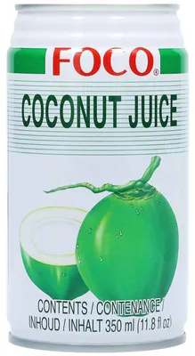 Immagine prodotto di FOCO Nettare di cocco 350 ml | Succo di cocco dalla Thailandia