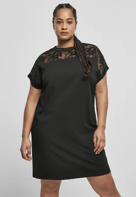 Obrázok produktu pre Urban Classics Dámska čipkovaná košeľa Kleid schwarz - S