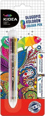 Immagine prodotto di Penna a sfera Kidea a 8 colori n°8876