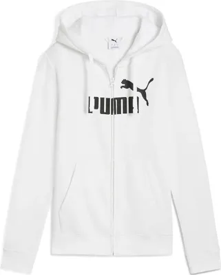 Produktbild von Puma Ess No 1 Logo Reißverschlusspullover Weiß L Damen Weiß L