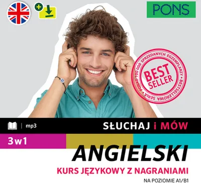 Zdjęcie produktu dla Słuchaj I Mów Pons Angielski Pakiet 3W1 A1/B1 Z Nagraniami W. 2