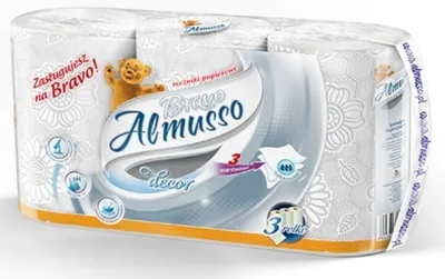 Immagine prodotto di Almusso, Bravo Asciugamani di carta, grigio, 3 rotoli