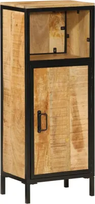Obrázek produktu pro Maison Exclusive – Skříňka pod umyvadlo, rozměry 40x27x90 cm, masivní dřevo mango a kov