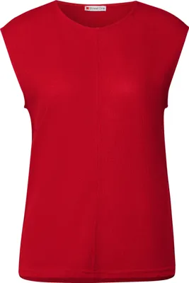 Produktbild von Street One summer knit look top glory red 36