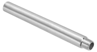 Edelstahl Rohrverschraubung G3/8" AG-IG, 200 mm Länge