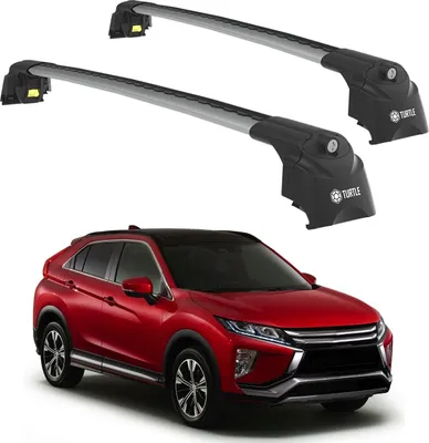 Produktbild von TURTLE DACHTRÄGER AIR-2 , Silber MITSUBISHI ECLIPSE CROSS GK 2018 - 2024 (SUV)